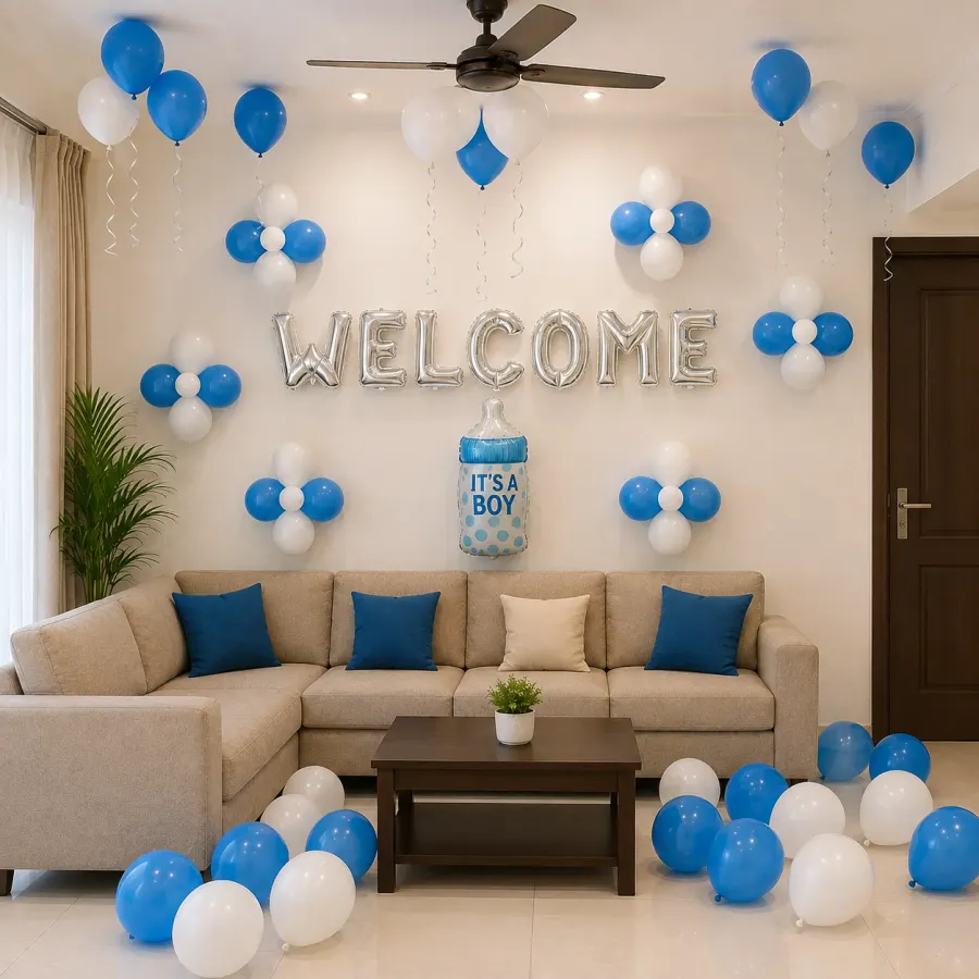 Simple Baby Welcome Hall Decor — photo 2