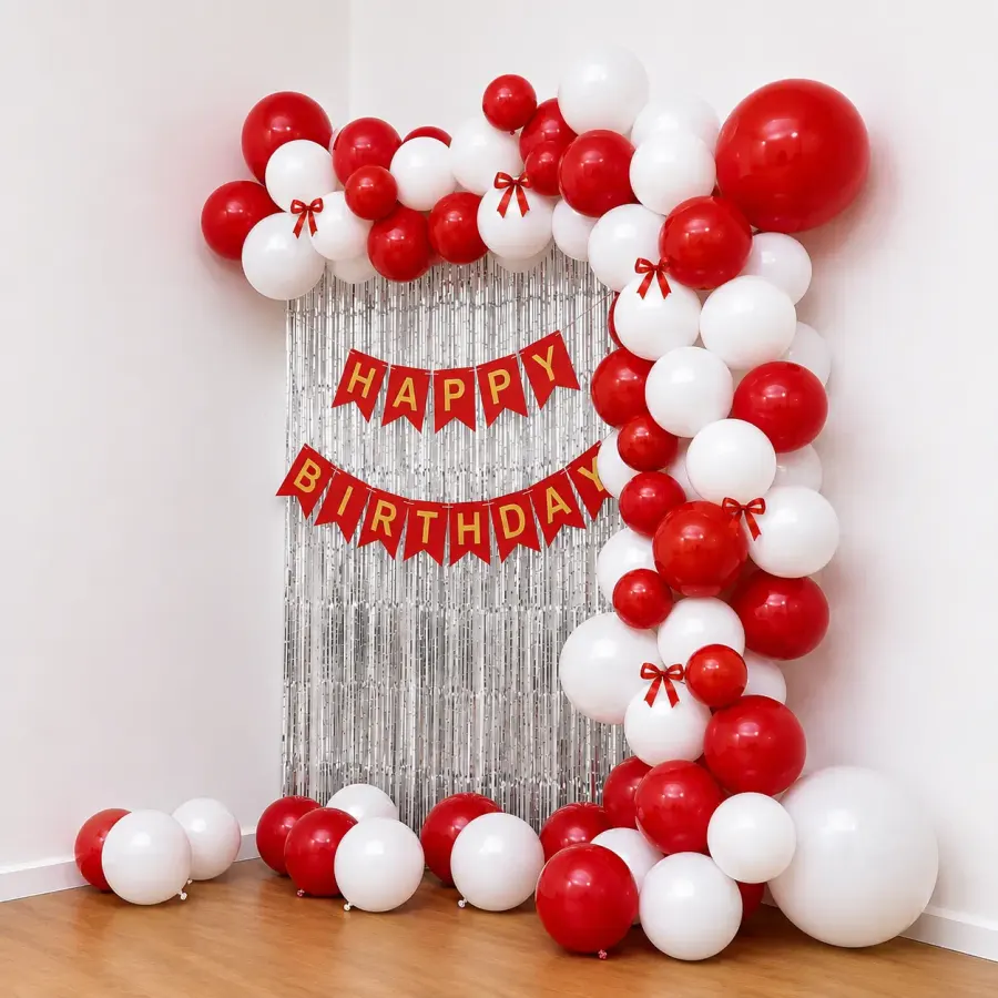Simple Bow Theme Arch Decoration — photo 2