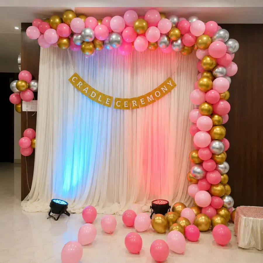 Simple Cradle Ceremony Decoration — photo 3