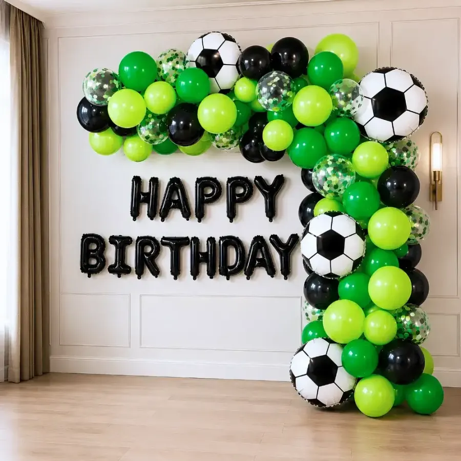 Simple Football Theme Decoration — decoration setup in Pune