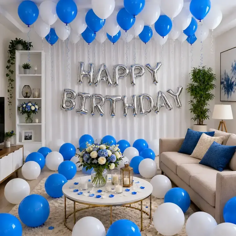 Simple Happy Birthday Room Decoration — photo 3