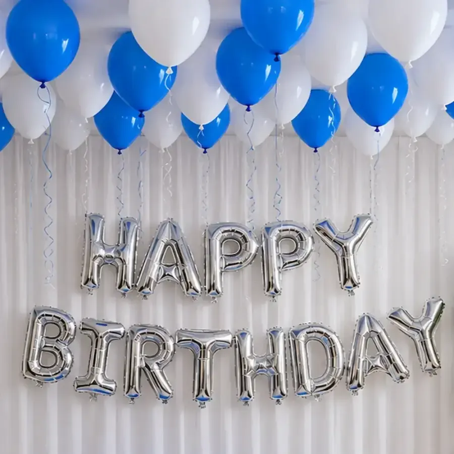 Simple Happy Birthday Room Decoration — photo 2