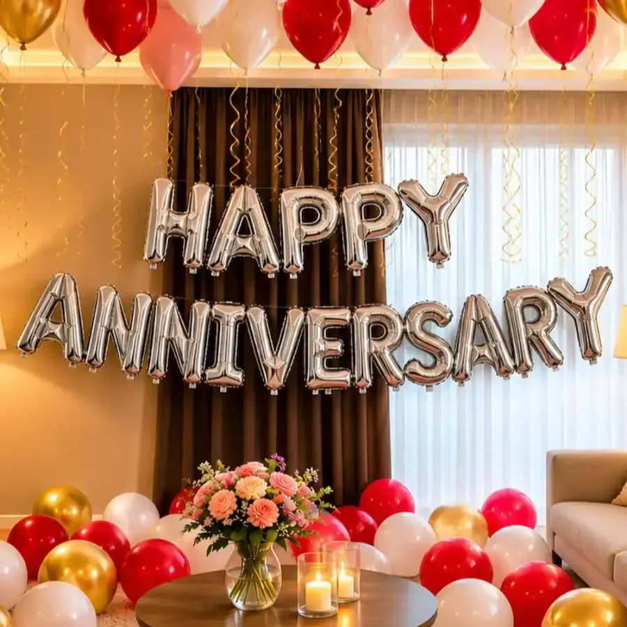 Simple Room Decoration For Anniversary — photo 2