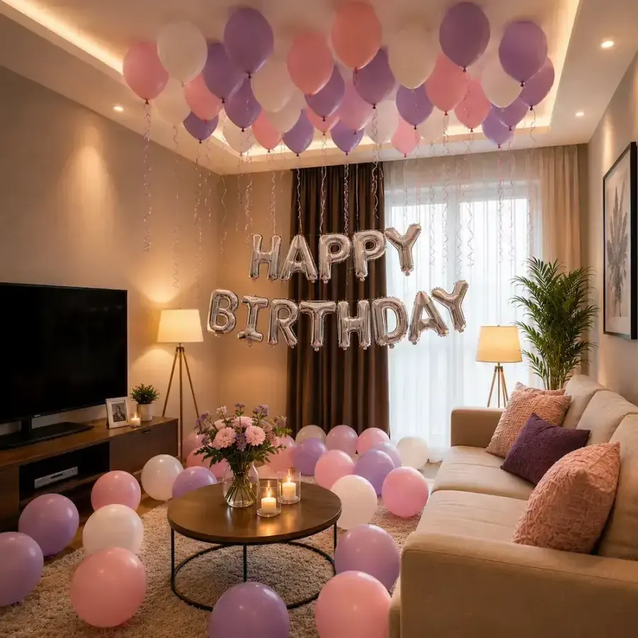 Simple Room Decoration for Birthday — photo 2