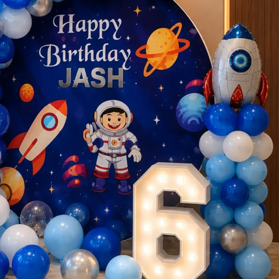 Space Theme Birthday Decor — photo 2