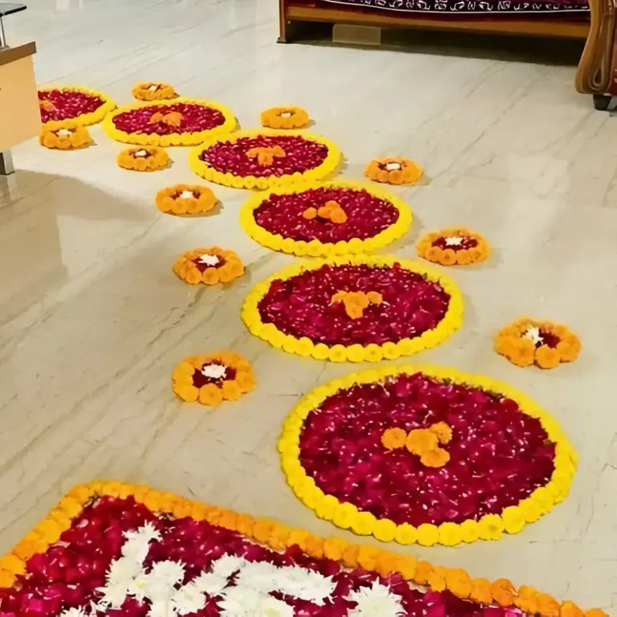 Traditional Bride Welcome Decor — photo 2