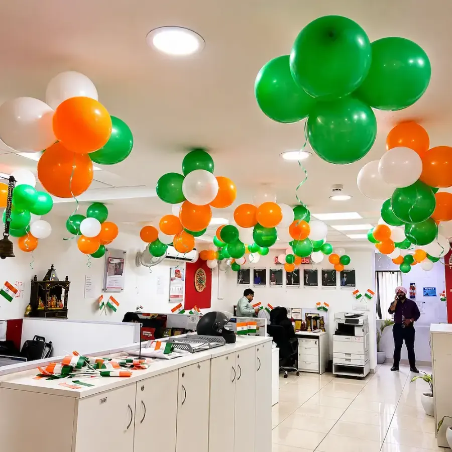 Tricolor Balloon Arch Decoration — photo 2