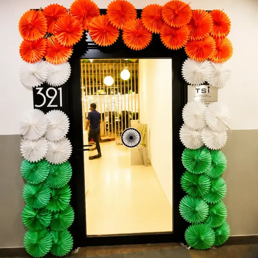 Tricolor Office Decoration for Independence Day — photo 2