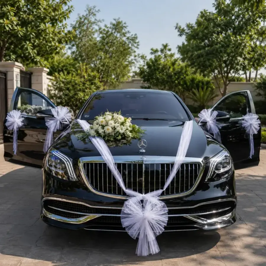 Wedding Car Decoration — decoration setup in Pune