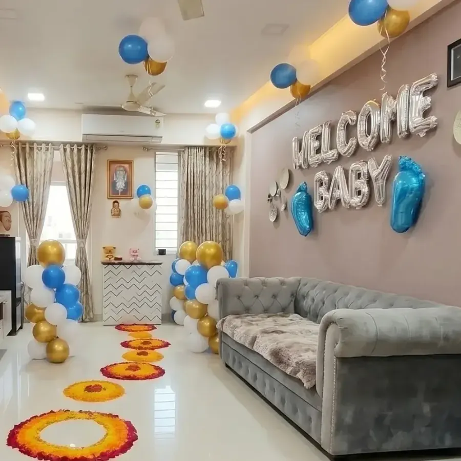 Welcome Baby Floral decoration — photo 3
