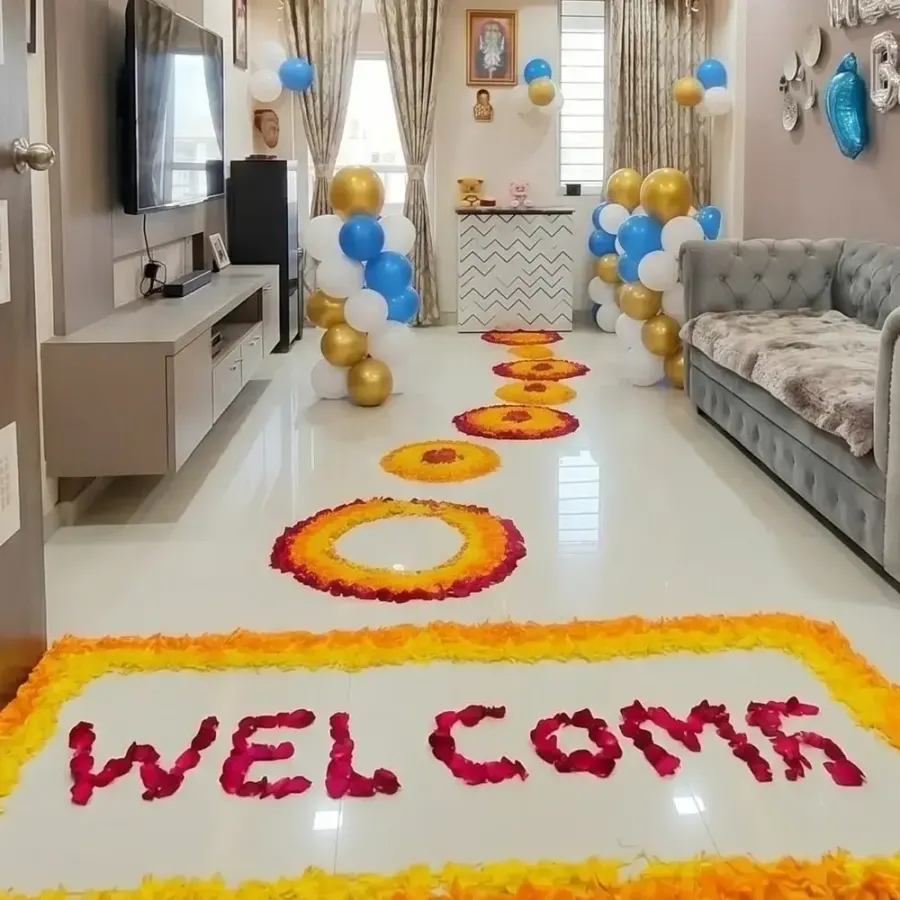 Welcome Baby Floral decoration — photo 2