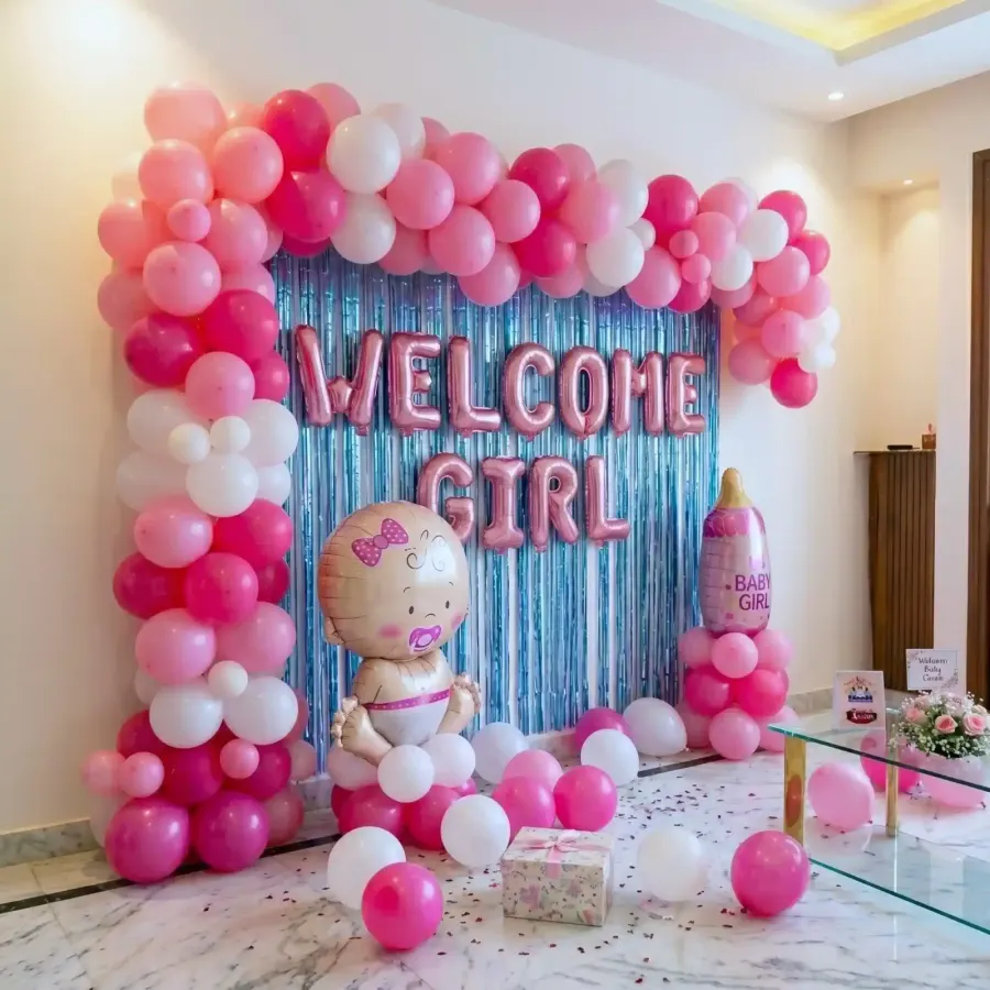 Welcome Girl Balloon Decoration — photo 2