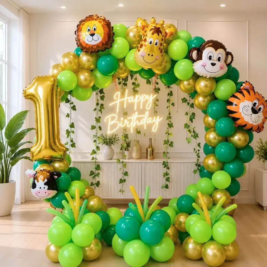 Wild Animal Theme Decoration — decoration setup in Pune
